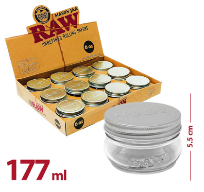 raw mason jar
